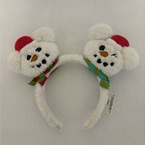Disney Parks Snowmen Plush Ears